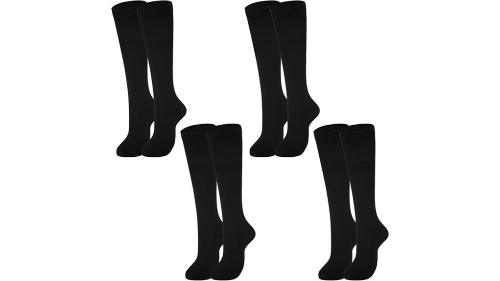 cotton knee high socks
