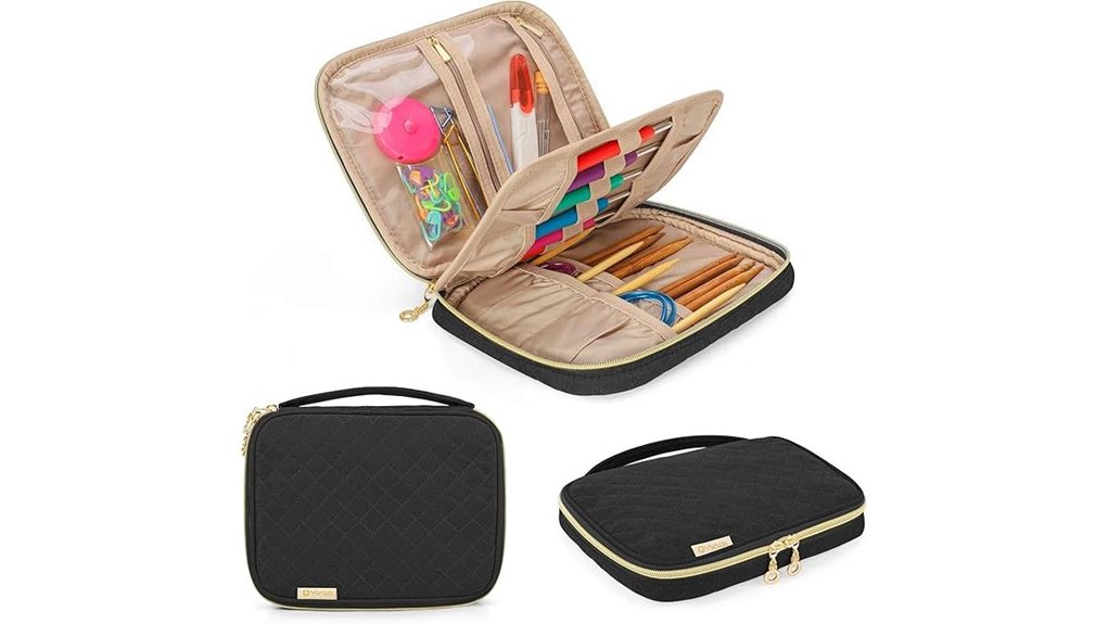 Ultimate Crochet Hook Cases That Travelers Love 10 crochet hook organizer bag