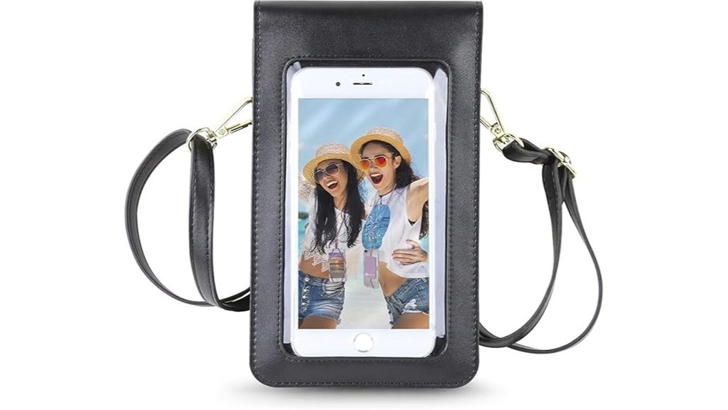 crossbody rfid phone purse