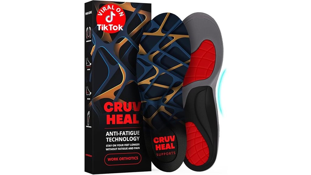 Top Insole Picks for Shock Absorption on Cobblestone Cities 9 cruvheal fatigue reducing arch insoles