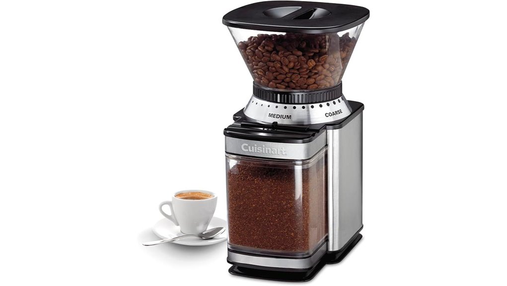 Coffee Grinder (Compact) That Delivers Fresh Espresso 8 cuisinart burr coffee grinder