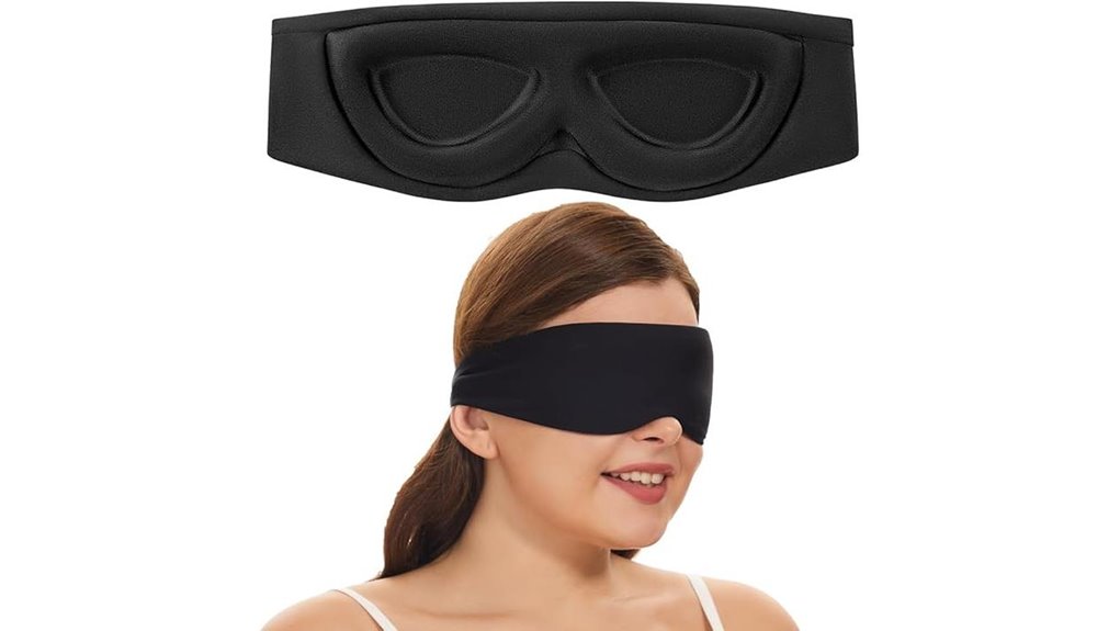 The Best Sleep Masks With Side‑Sleeper Straps for Slumber 8 cup shaped blackout bear mask