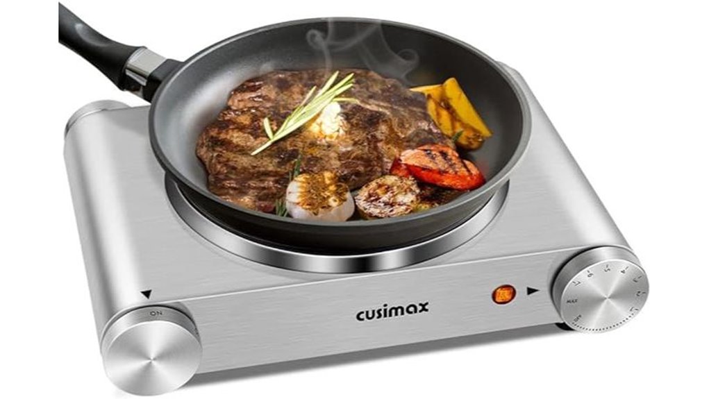 Best Electric Hot Plate (Single Burner) That Transforms Meals 14 cusimax 1500w hot plate