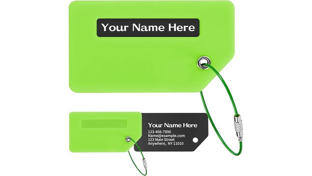 custom engraved metal tag