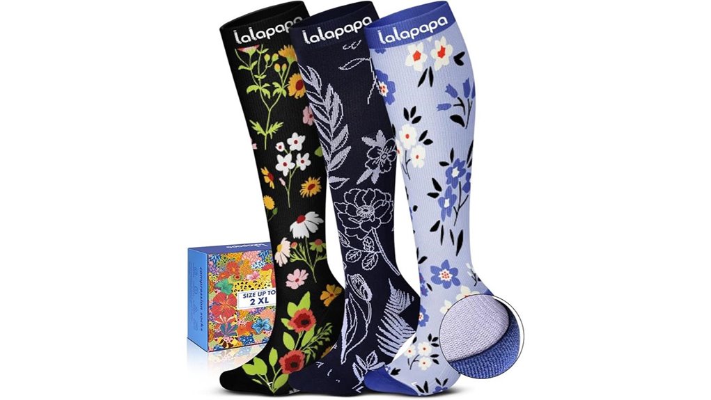 Top Compression Socks (Graduated 20-30 mmHg) for Long Journeys 9 cute 20 30 mmhg socks