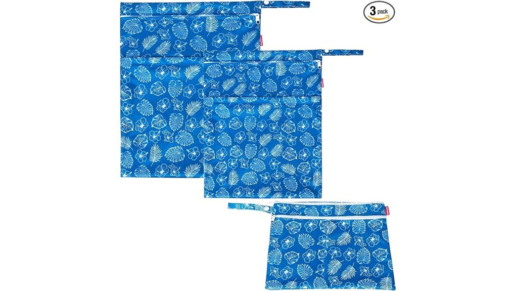 Best Wet Bag Sets for Dirty Diapers & Clothes You’ll Love 13 damero 3 pack wet dry bags