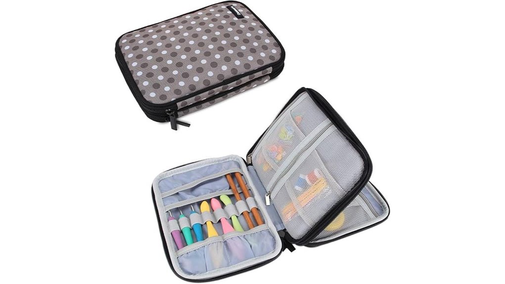 Ultimate Crochet Hook Cases That Travelers Love 8 damero crochet hook storage