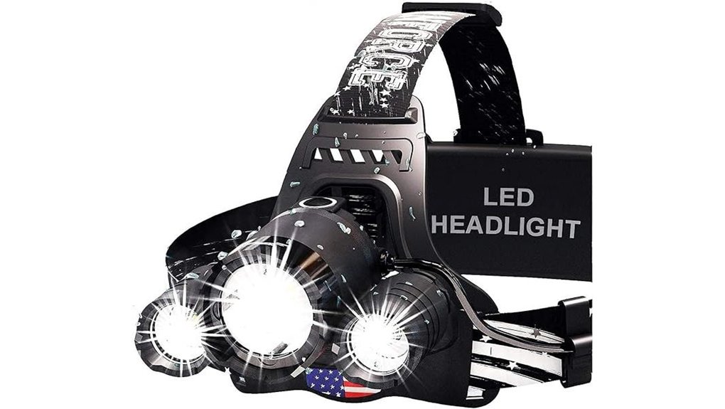 danforce 1080 lumen led headlamp