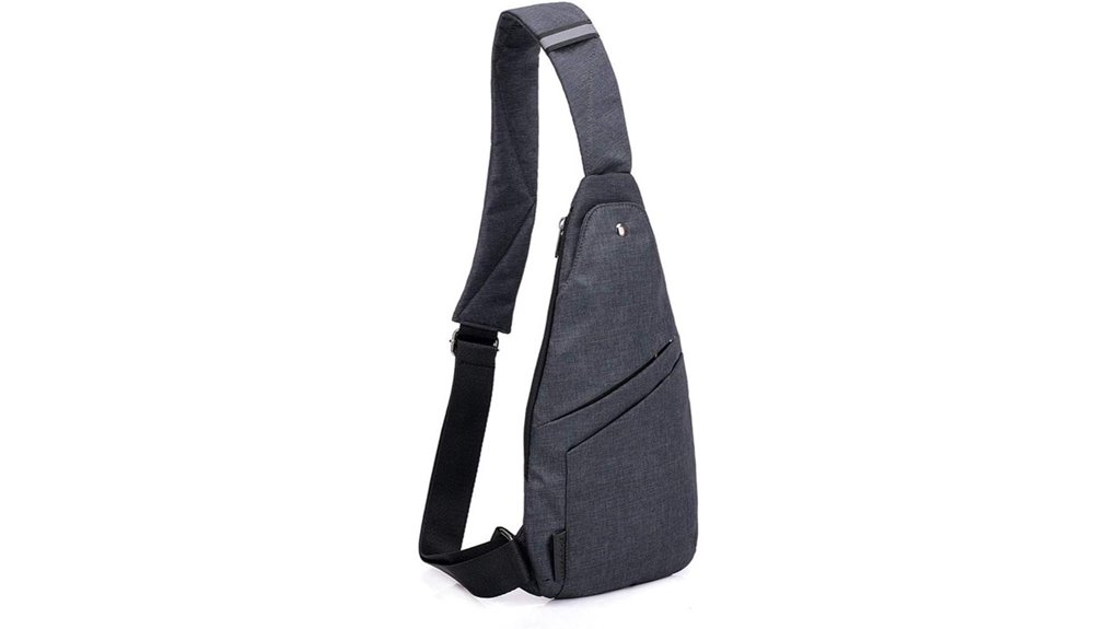 Best Sling Bags for Travel: Front‑Wear Anti‑Theft Must‑Haves 3 dark grey anti theft sling