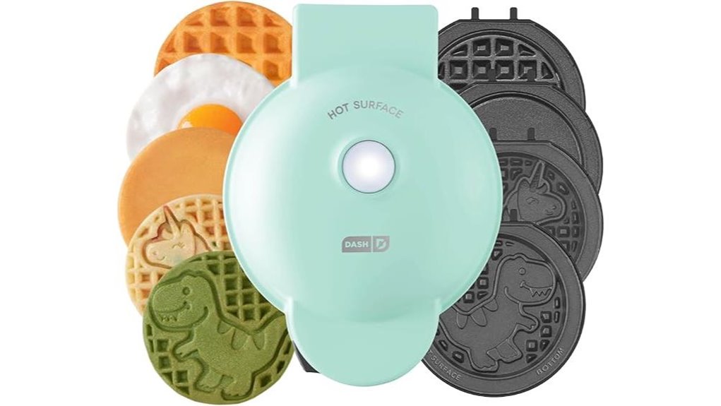 Best Waffle Maker (Mini) That Will Amaze Your Breakfast Routine 6 dash multimaker six plate