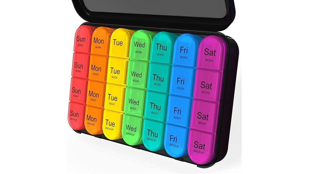 daviky 7 day removable containers