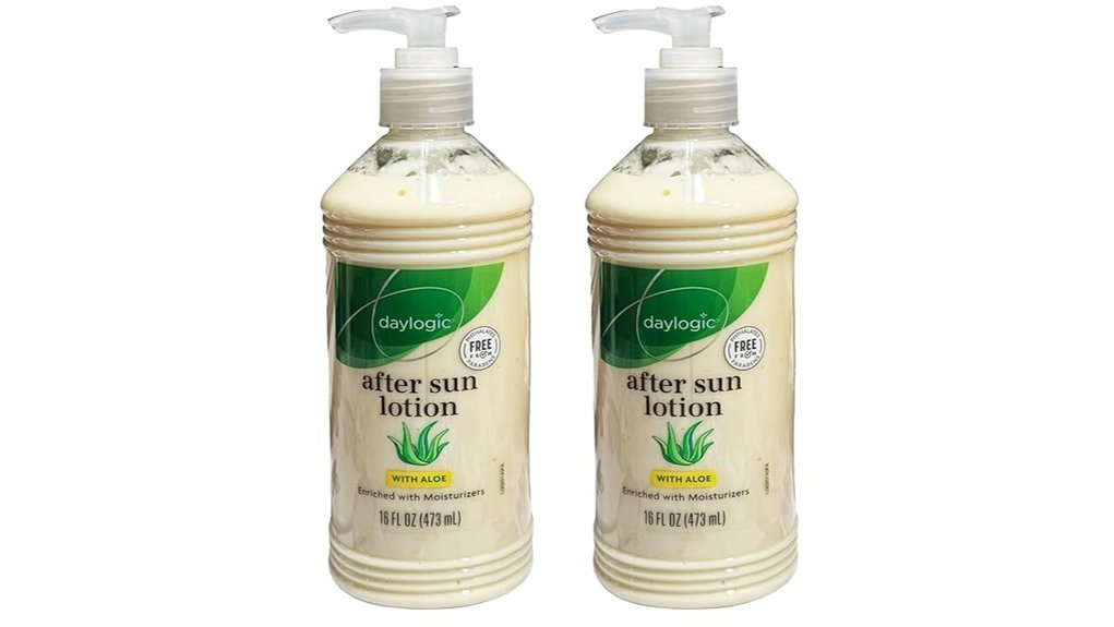 Best After‑Sun Lotions Aloe vs Moisturizer That Soothes Skin 15 daylogic after sun 2 pack