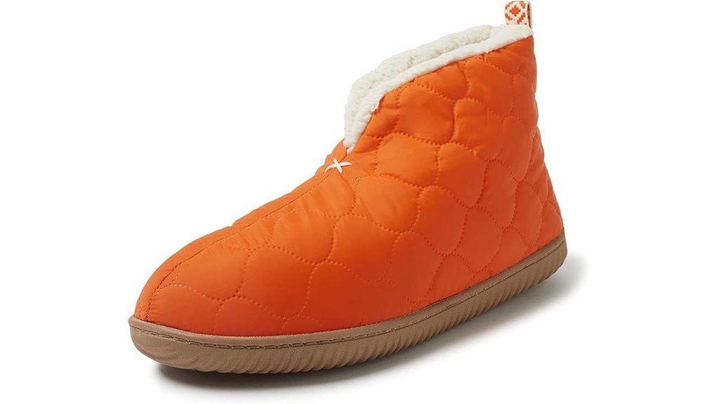 Down Booties (Hut Slippers): Cozy Comforts for Every Camper 14 dearfoams mens warm bootie