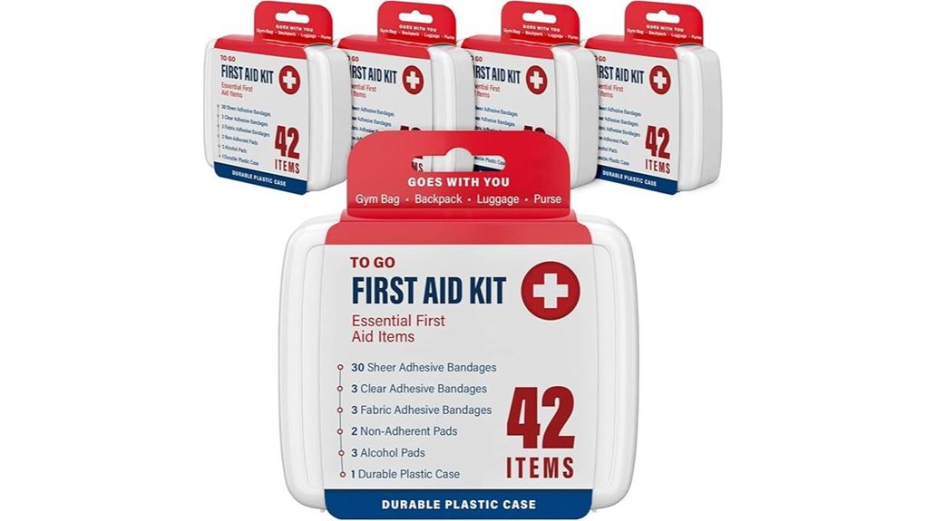 Mini First-Aid Refills for Travel Kits (Restock Smart) 10 decorrack mini first aid