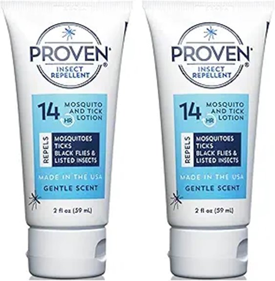 Top-Rated Insect Repellent Lotions for Travel—No Aerosol 3 deet free 14 hour lotion pack