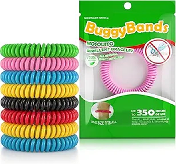 Insect-Repellent Wearables For Travel: Bands & Clips That Bite 4 deet free mosquito bracelets pack