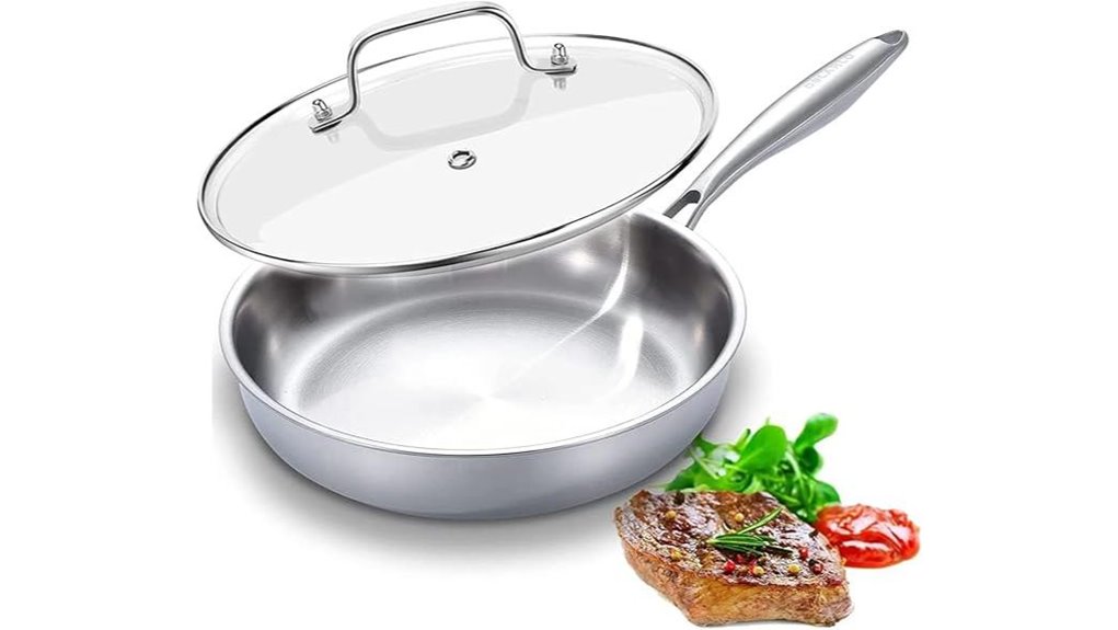 delarlo 12 inch tri ply stainless