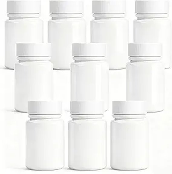 Best Small, Labeled, Durable Travel Pill Bottles You Need 9 demora 13 dram pill bottles