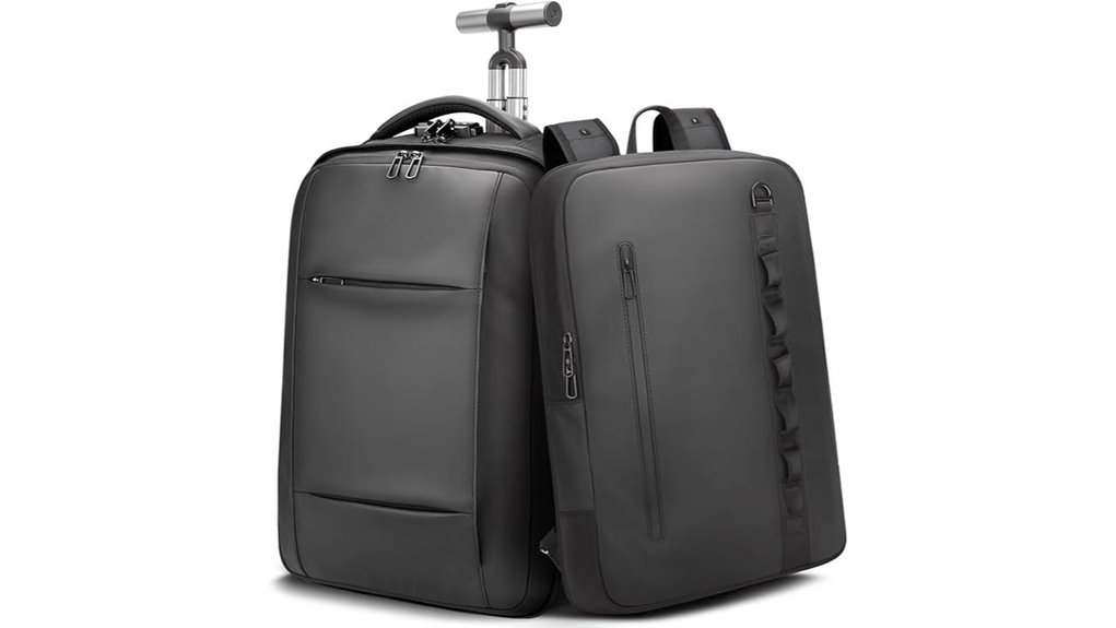 Travel Backpacks with Removable Daypacks (2-Bag System): Pack 1 detachable 50l rolling laptop