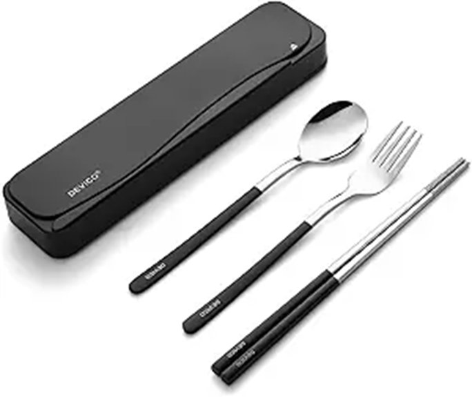 devico 4 piece stainless steel