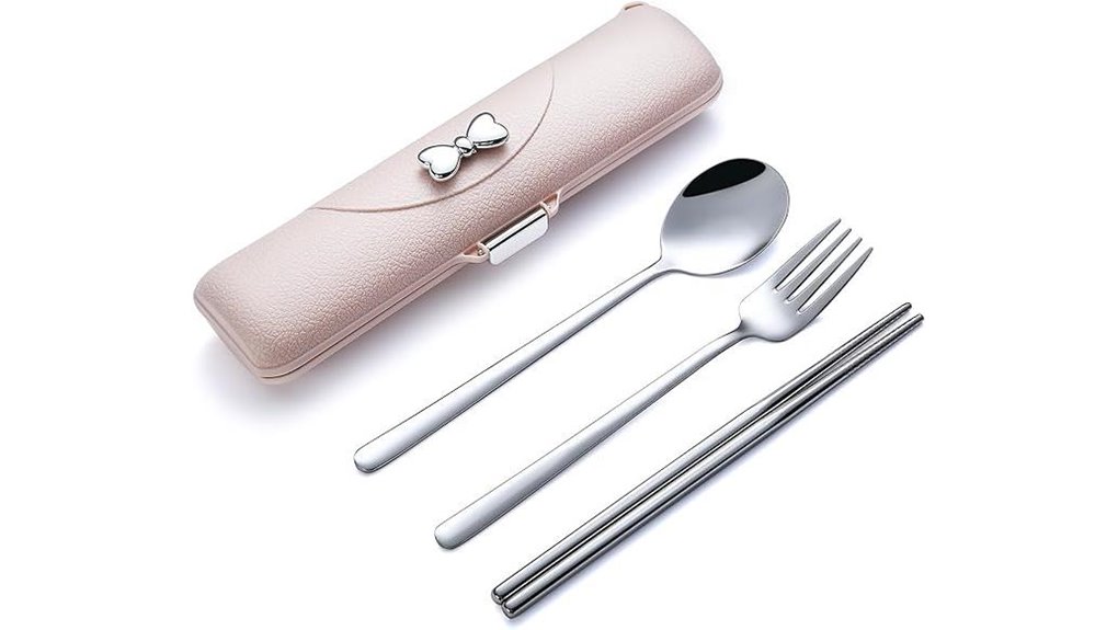 Travel Cutlery Sets That Pass Airport Security—Blade‑Free 3 devico stainless steel cutlery