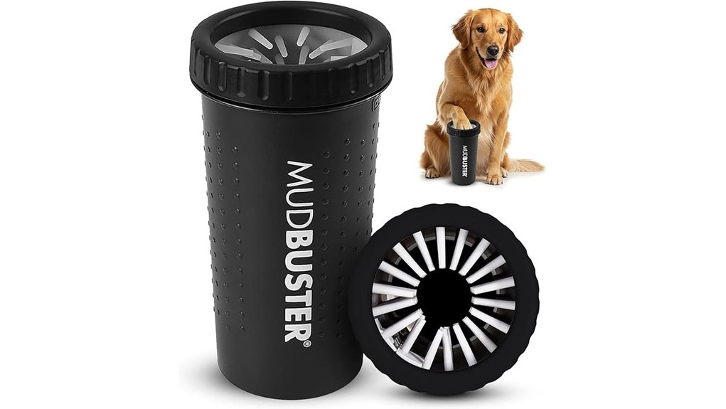 Portable Paw Cleaners Quick Rinse Cups for Muddy Travel Days 3 dexas mudbuster matte black