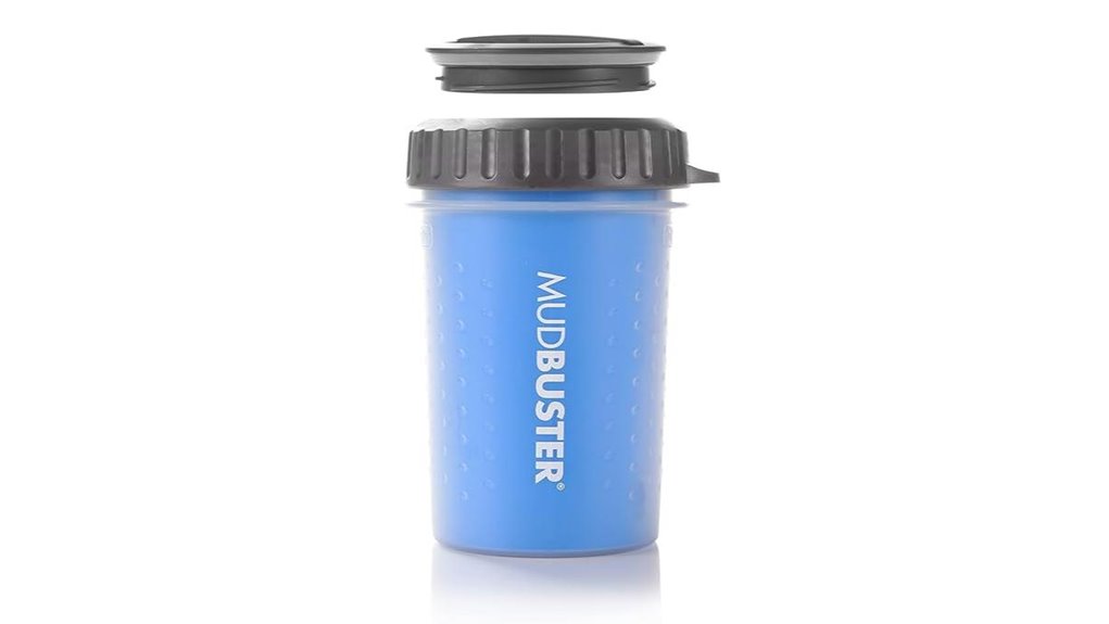 Portable Paw Cleaners Quick Rinse Cups for Muddy Travel Days 8 dexas mudbuster medium blue