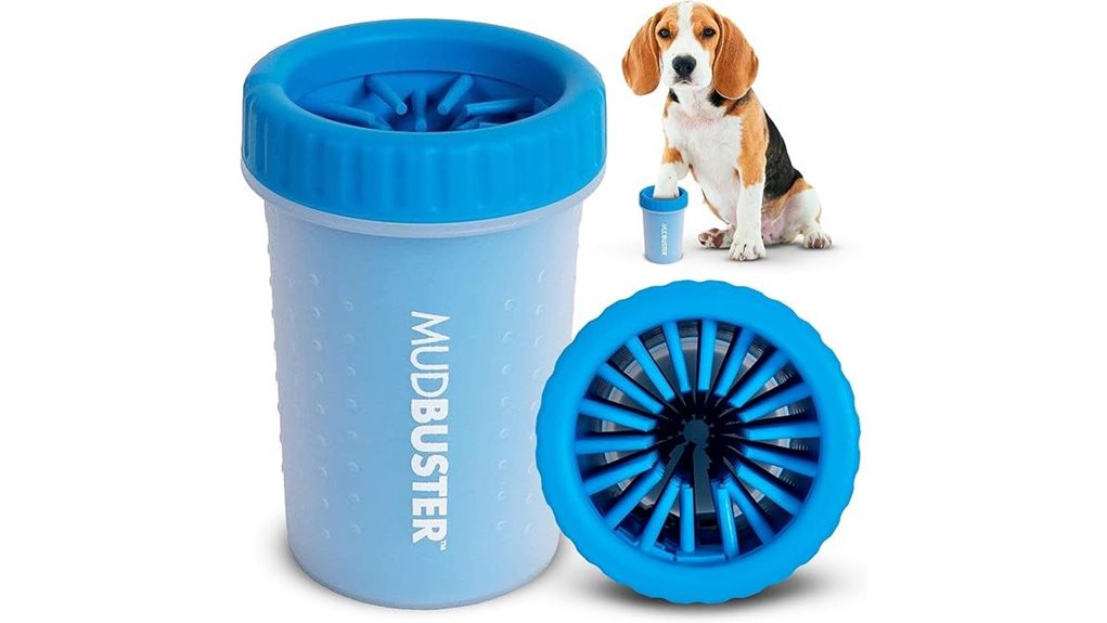 Portable Paw Cleaners Quick Rinse Cups for Muddy Travel Days 2 dexas mudbuster pro blue