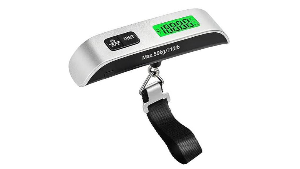 digital 110lb luggage scale