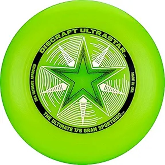 Best Frisbees for Beach Travel That Make Waves 4 discraft green 175g ultrastar
