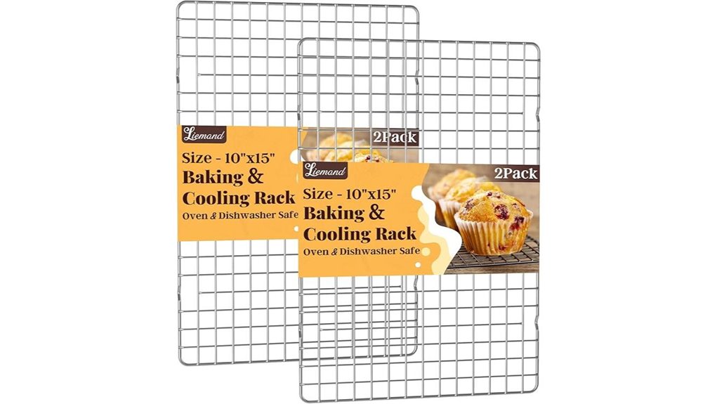 Ultimate Cooling Rack Baking Lovers Swear By 8 dishwasher safe 10x15 wire racks