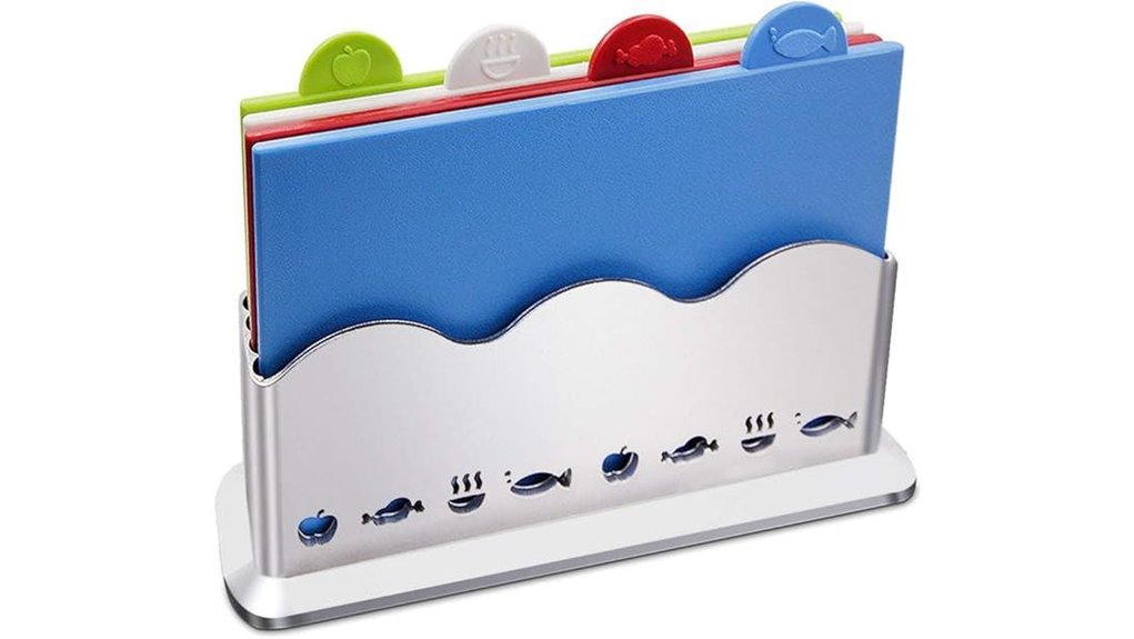 Best Cutting Board Set (Color-Coded) for Kitchen Organization 10 dishwasher safe color coded boards
