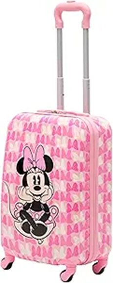 Kids Luggage That Actually Rolls Well (Not Just Cute) 15 disney minnie 21 inch suitcase