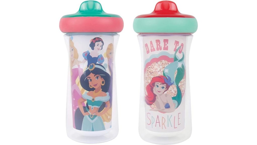 Leak‑Proof Sippy Cups for Plane Adventures 12 disney princess toddler sippy