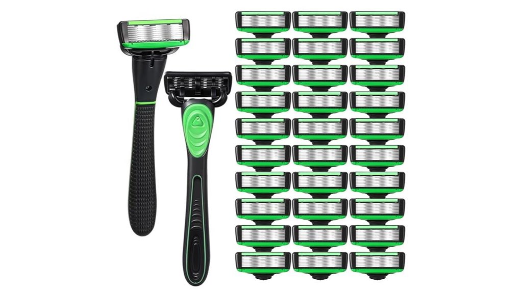 Top Shaving Kits for Carry‑On Only (Blade‑Safe Systems) 5 disposable 34 piece 7 blade kit