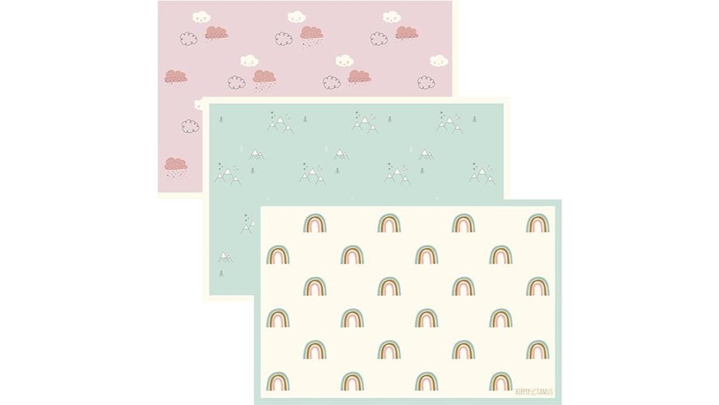 The Ultimate Disposable Placemats for Kids Dining 8 disposable bpa free baby placemats