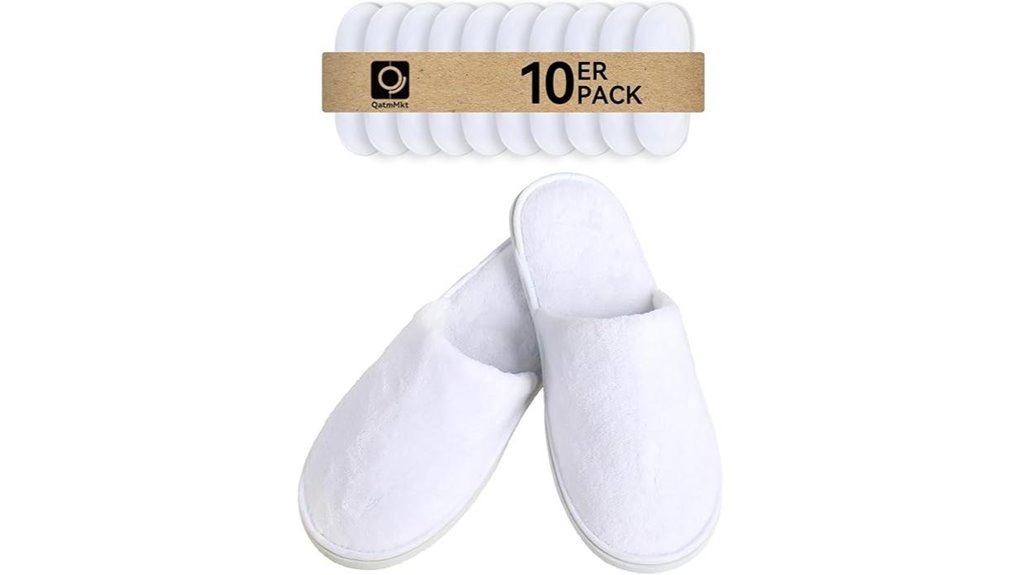 Best Lightweight Travel Slippers (Hotel Hygiene) Keep Clean 3 disposable cotton hotel slippers