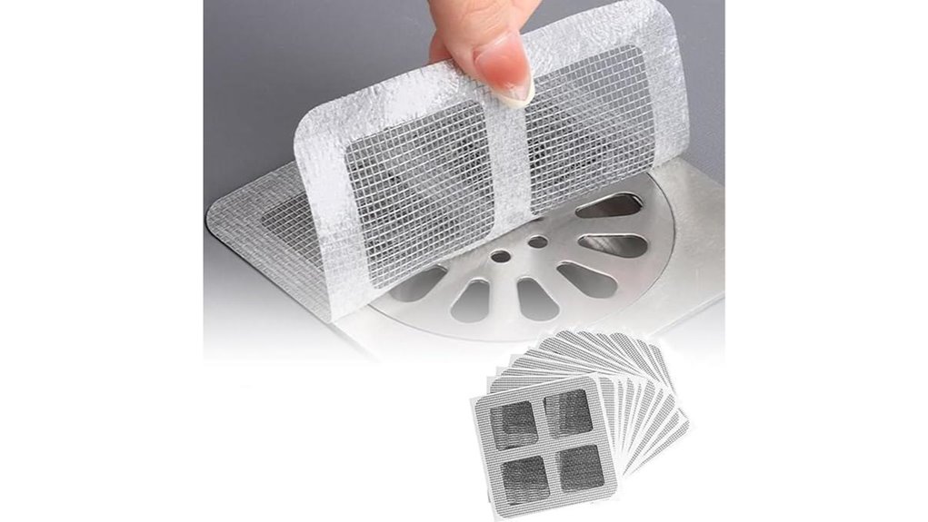 Disposable Shower Drain Covers for Travel Hair Catchers 13 disposable shower drain haircatcher