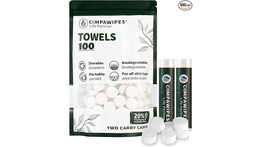 disposable travel towel tablets