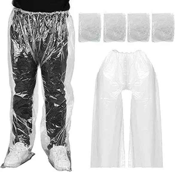 disposable unisex waterproof rainpants