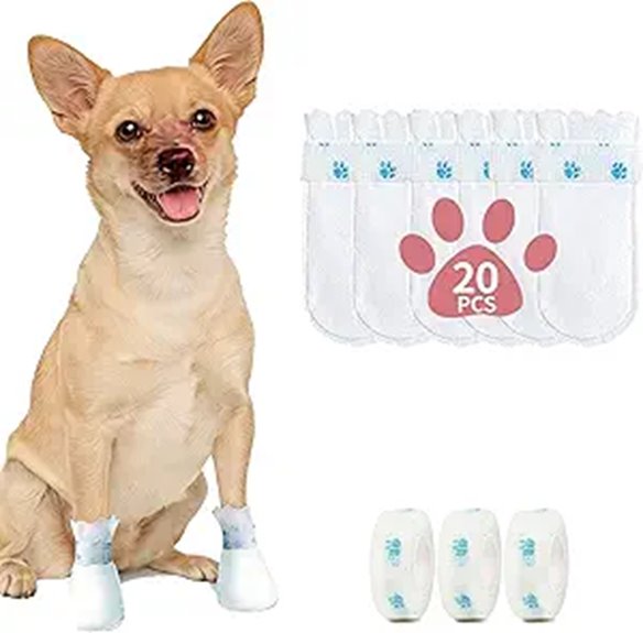 disposable waterproof dog booties