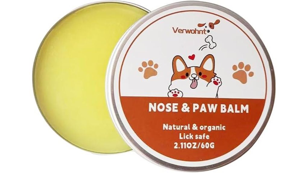 Best Pet Paw Balm Salt Protection for Winter Travelers 8 dog paws nose balm 2oz