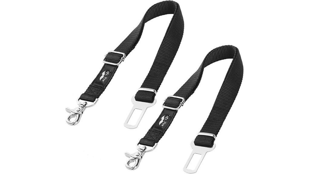 Pet Seat‑Belt Harnesses That Keep Your Dog Safe on Road Trips 13 dog seat belt 2 pack