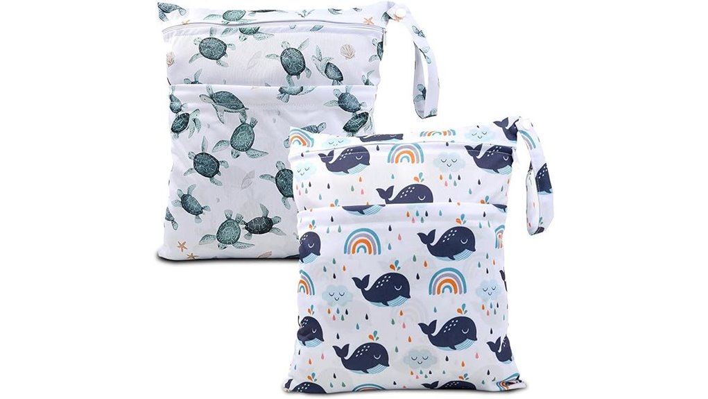 Must‑Have Wet Bags for Separating Swimwear 2 dolphin print wet dry packs