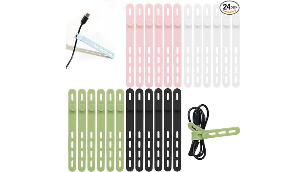 donruby 24 silicone ties