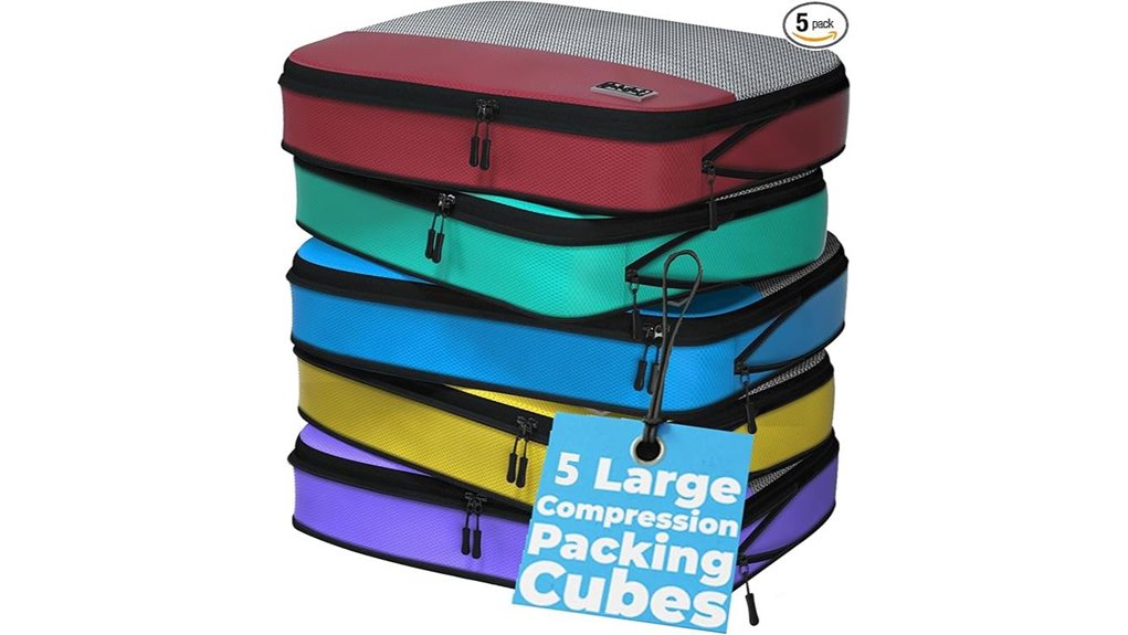 Best Compression Packing Cubes for Bulky Sweaters 15 dotdot 5 compression cubes