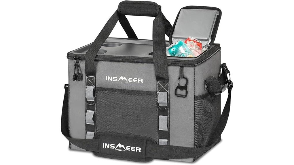 Best Soft Coolers for Travel (Foldable, Leakproof) Pack It 14 double cup 40l hard shell