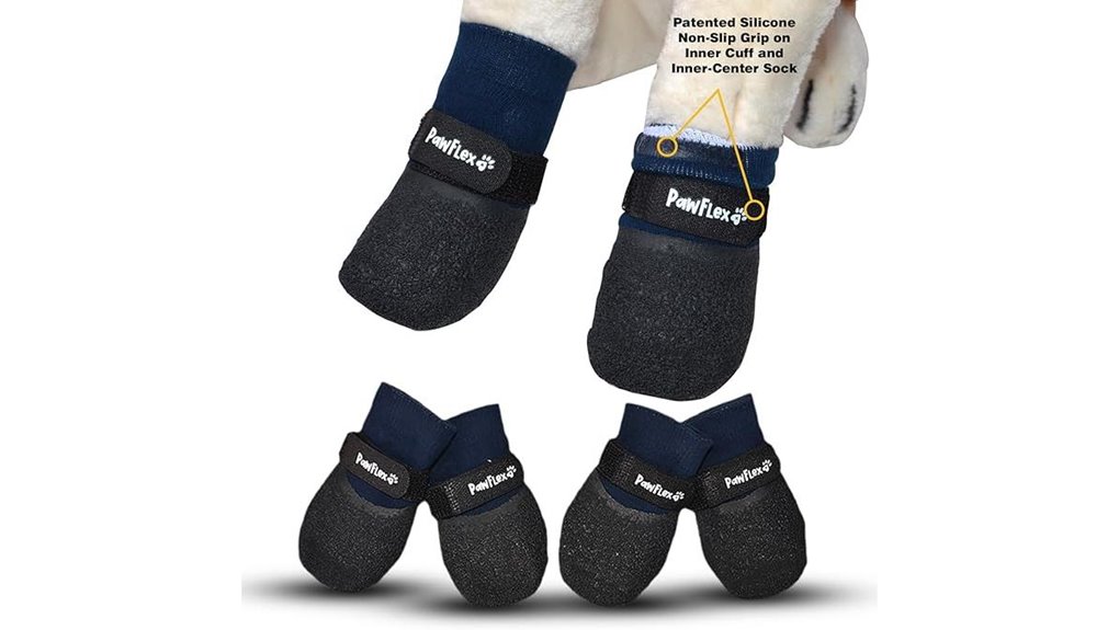 double dipped waterproof dog socks
