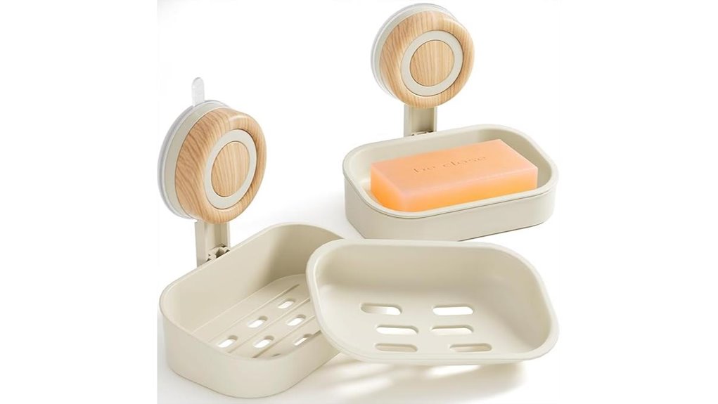 Best Soap Dishes for Shampoo Bars: Drainage That Works 4 double layer 2 pack mount