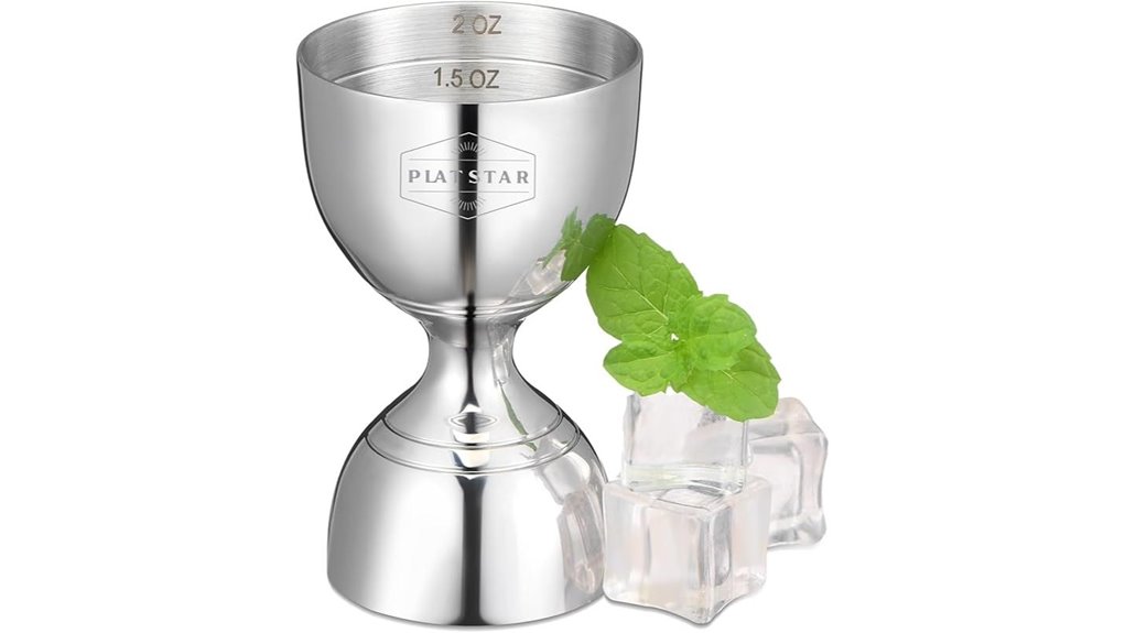 Best Jigger Measuring Cup for Homemade Cocktails 11 double shot stainless steel jigger